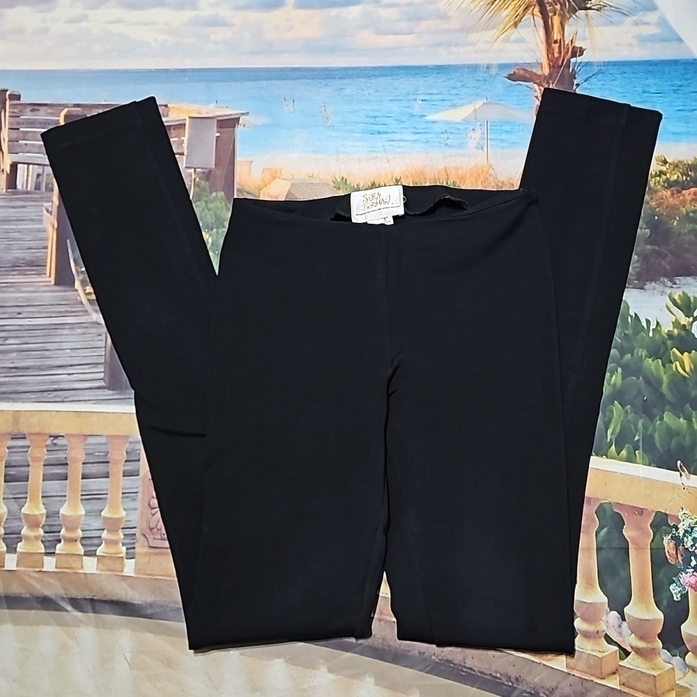 Sara Berman Tall‎ Black Pants Treggings Size Small